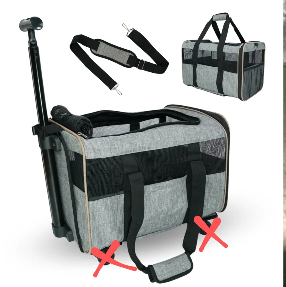 Airline approved carrier ( missing wheels)